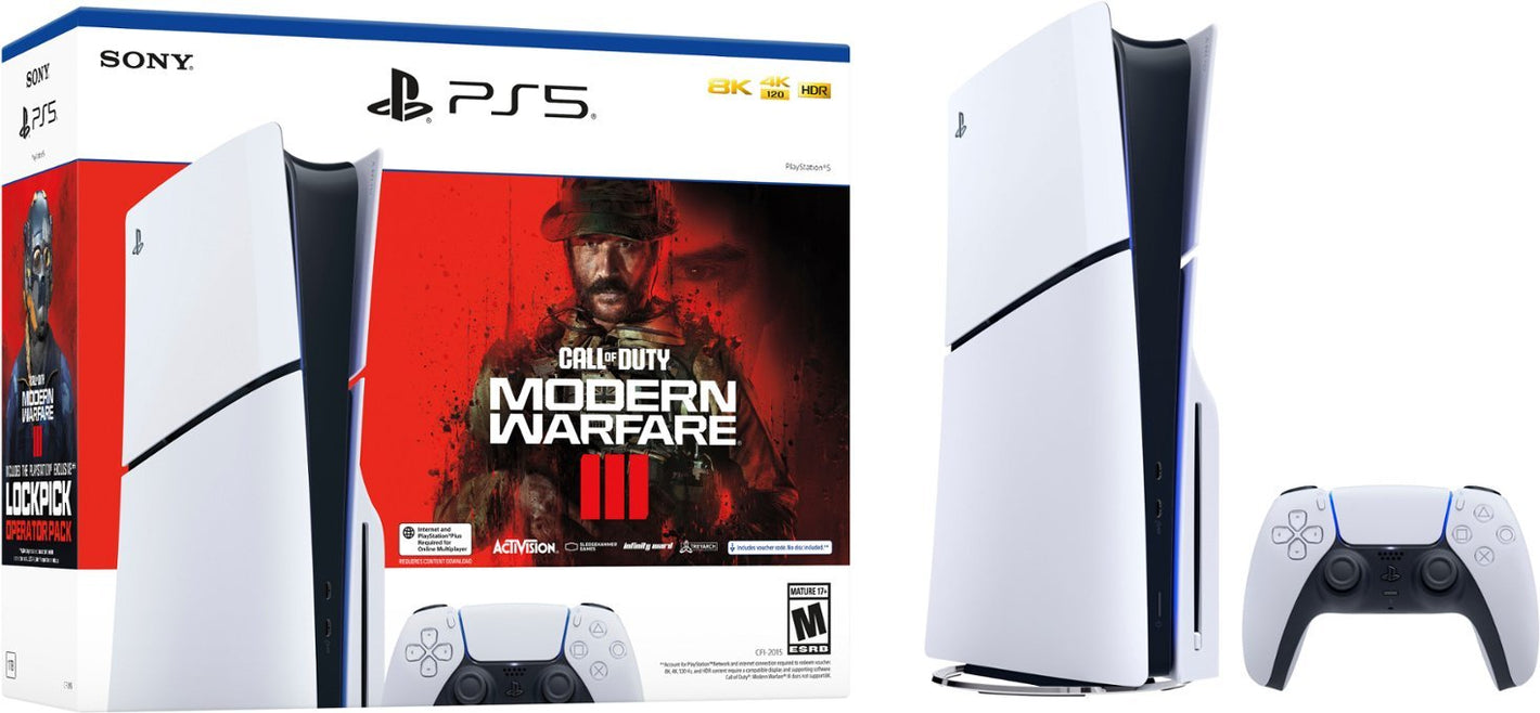 SONY - PS5 PLAYSTATION 5 SLIM CONSOLE (Modern Warfare III BUNDLE)