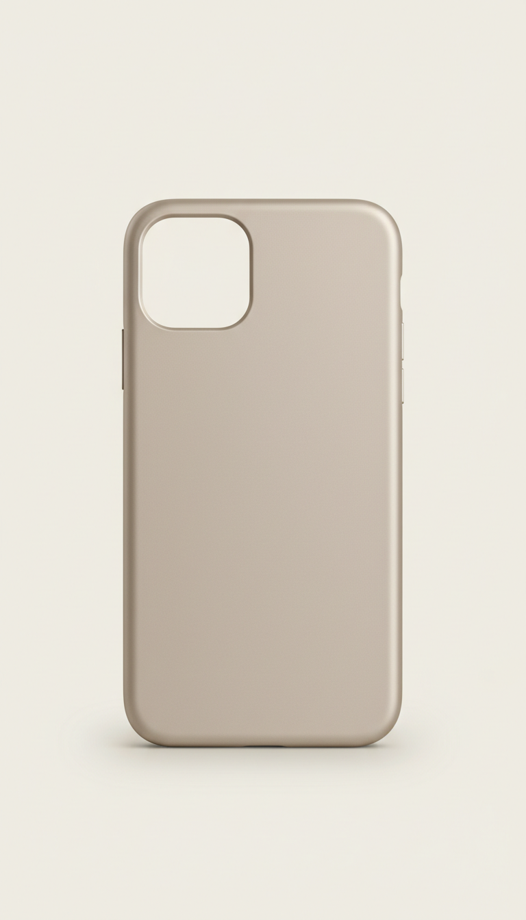 Silicone iPhone Case - Champagne