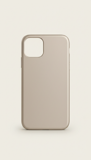 Silicone iPhone Case - Champagne