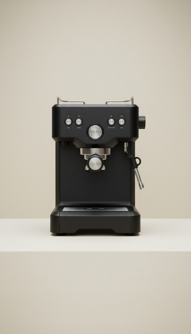Matte Black Espresso Machine Edition